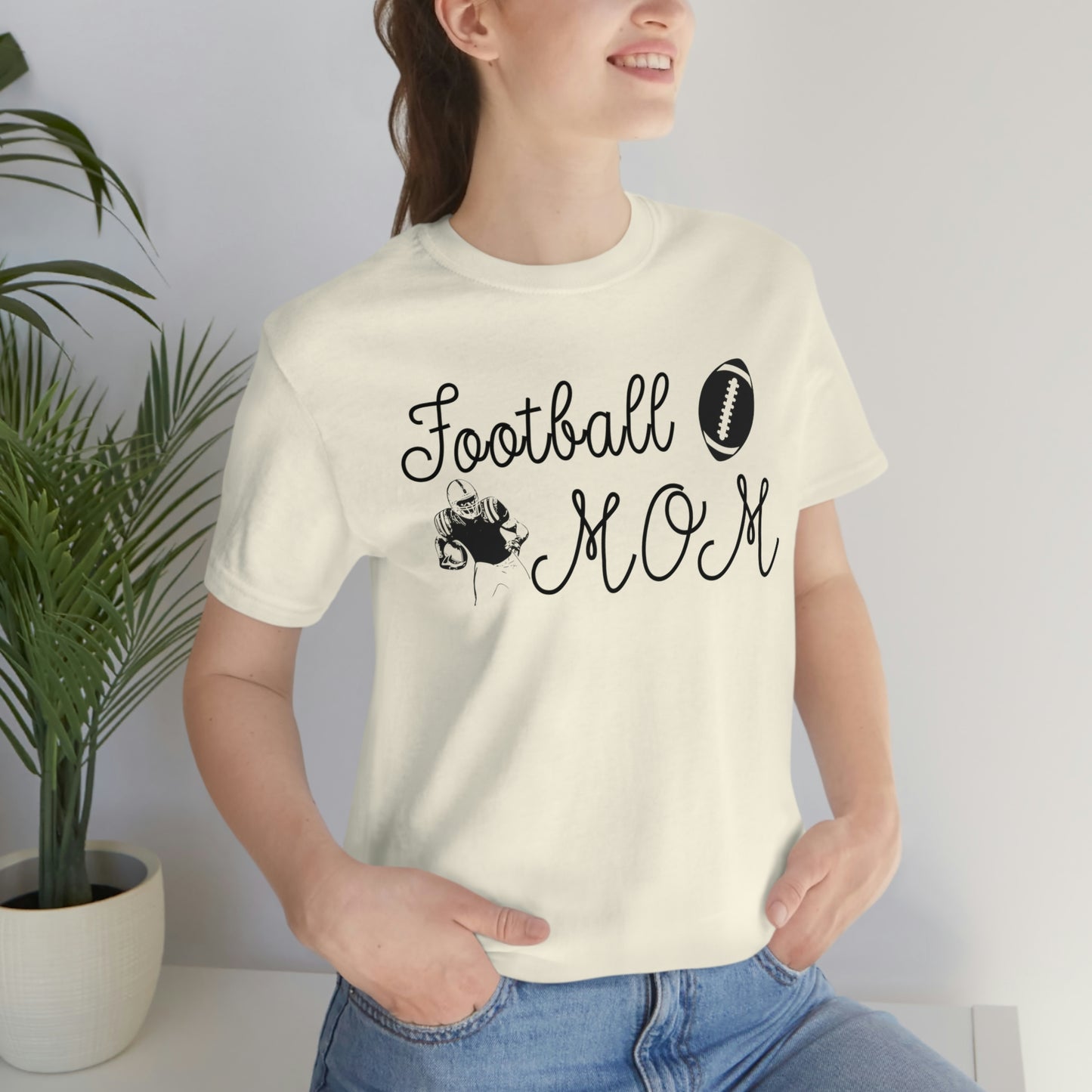 Football Mom Jersey Short Sleeve Tee