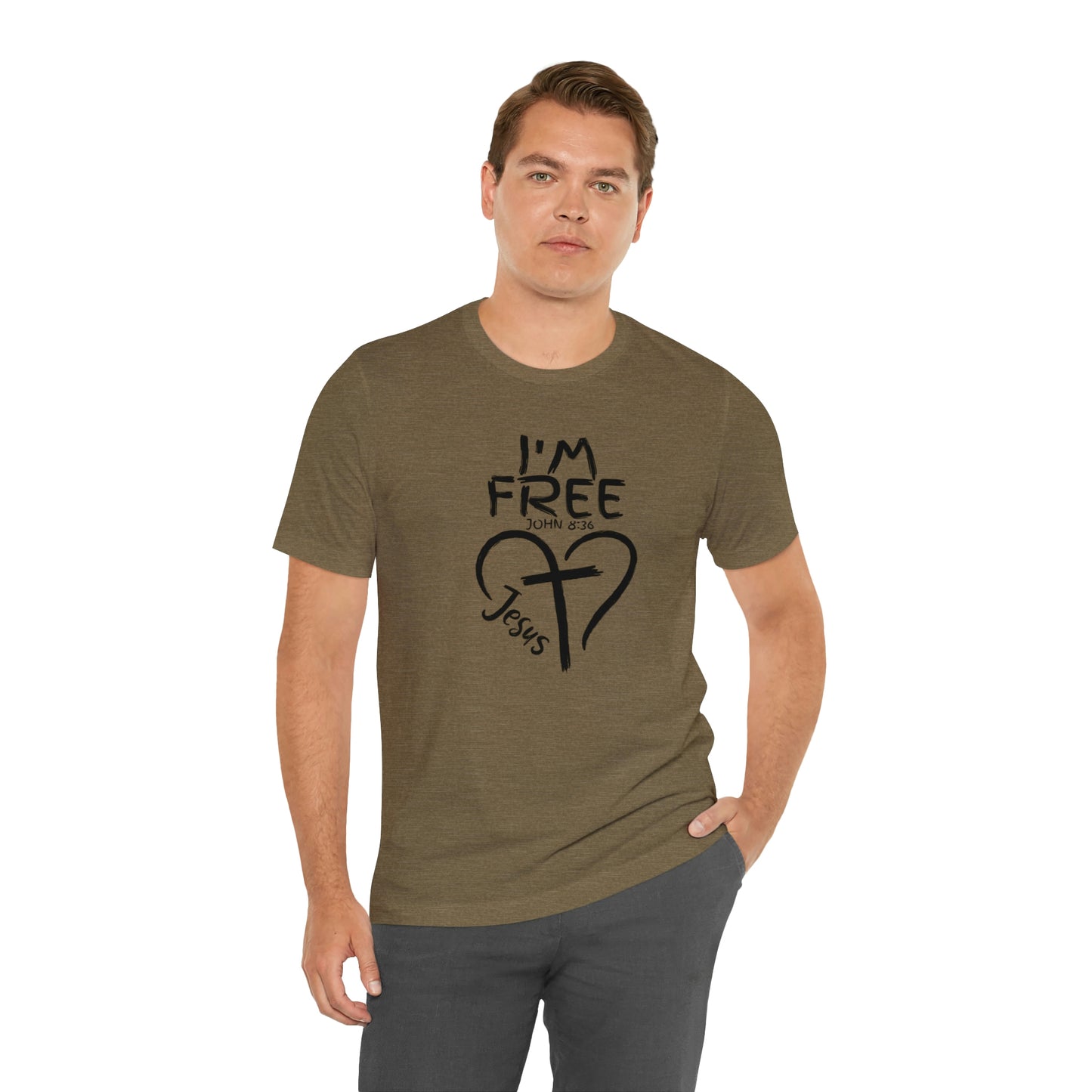 I'm Free, Christian Shirt, Jesus Shirt, Religious, Church Tee, Faith Shirt, Unisex Shirt, Inspirational Shirt, Aesthetic Christian, Shirt Christian Streetwear