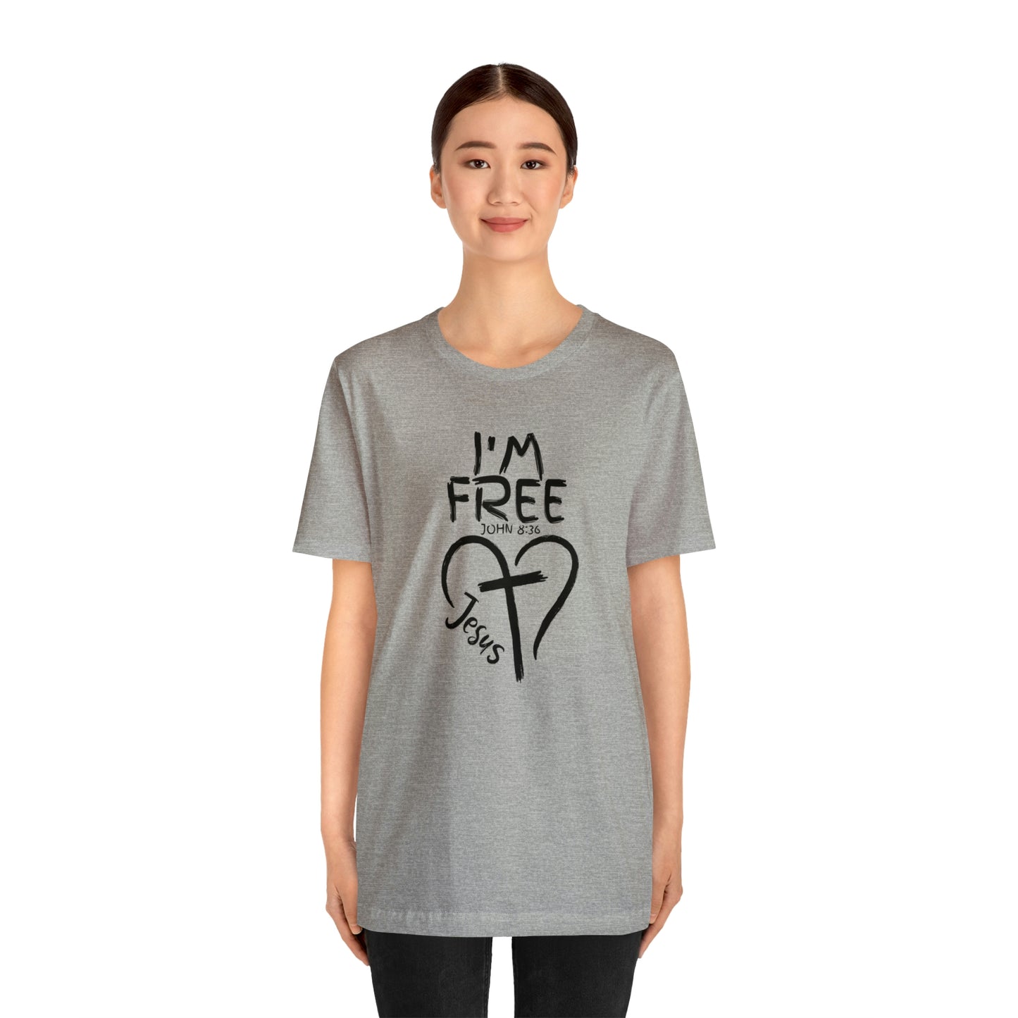 I'm Free, Christian Shirt, Jesus Shirt, Religious, Church Tee, Faith Shirt, Unisex Shirt, Inspirational Shirt, Aesthetic Christian, Shirt Christian Streetwear