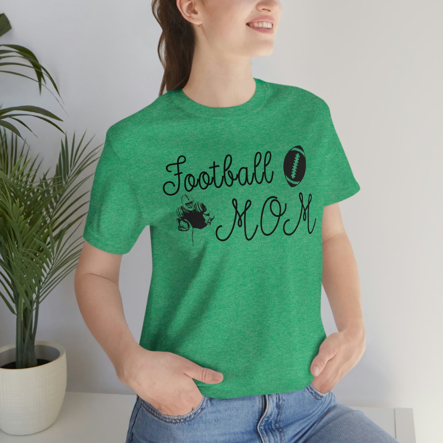 Football Mom Jersey Short Sleeve Tee