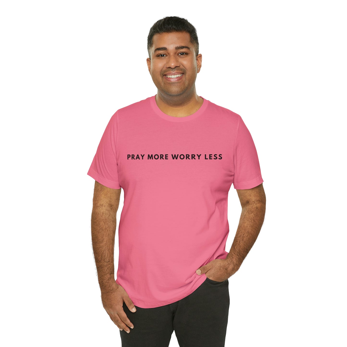 Pray More Worry Less, Christian Shirt, Jesus Shirt, Religious, Church Tee, Faith Shirt, Unisex Shirt, Inspirational Shirt, Aesthetic Christian, Shirt Christian Streetwear