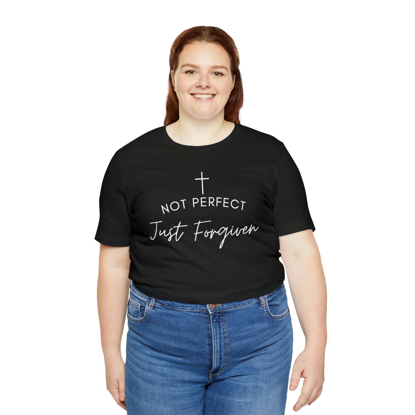 Not Perfect Just Forgiven, Christian Shirt, Jesus Shirt, Religious, Church Tee, Faith Shirt, Unisex Shirt, Inspirational Shirt, Aesthetic Christian, Shirt Christian Streetwear