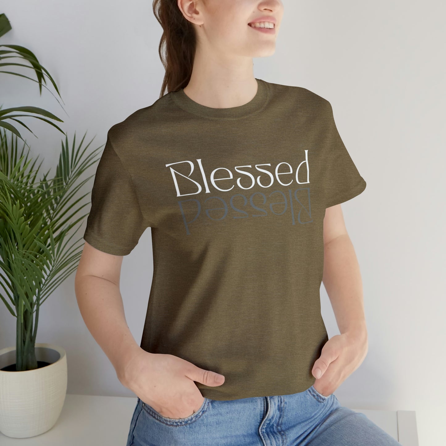 Blessed, Christian Shirt, Jesus Shirt, Religious, Church Tee, Faith Shirt, Unisex Shirt, Inspirational Shirt, Aesthetic Christian, Shirt Christian Streetwear