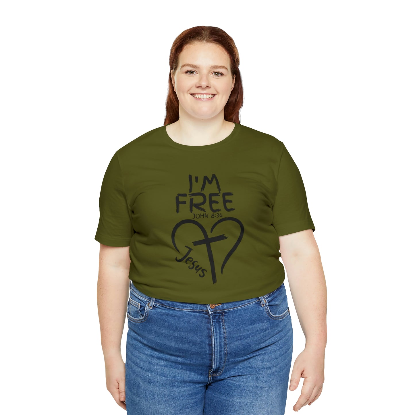 I'm Free, Christian Shirt, Jesus Shirt, Religious, Church Tee, Faith Shirt, Unisex Shirt, Inspirational Shirt, Aesthetic Christian, Shirt Christian Streetwear