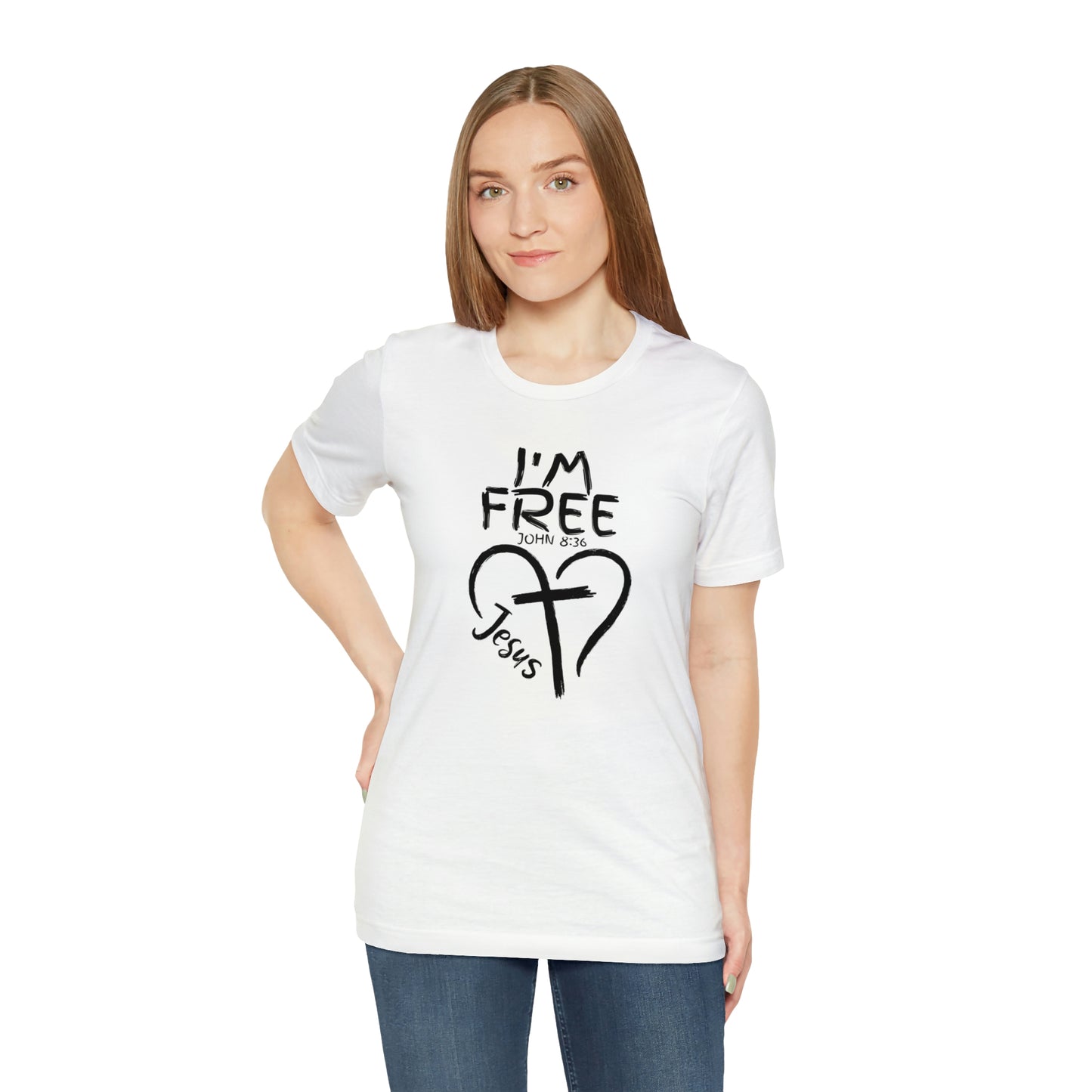 I'm Free, Christian Shirt, Jesus Shirt, Religious, Church Tee, Faith Shirt, Unisex Shirt, Inspirational Shirt, Aesthetic Christian, Shirt Christian Streetwear