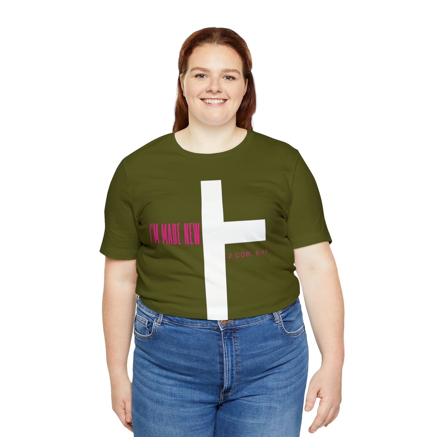 I'm Made New | CrossChristian Shirt, Jesus Shirt, Religious, Church Tee, Faith Shirt, Unisex Shirt, Inspirational Shirt, Aesthetic Christian, Shirt Christian Streetwear