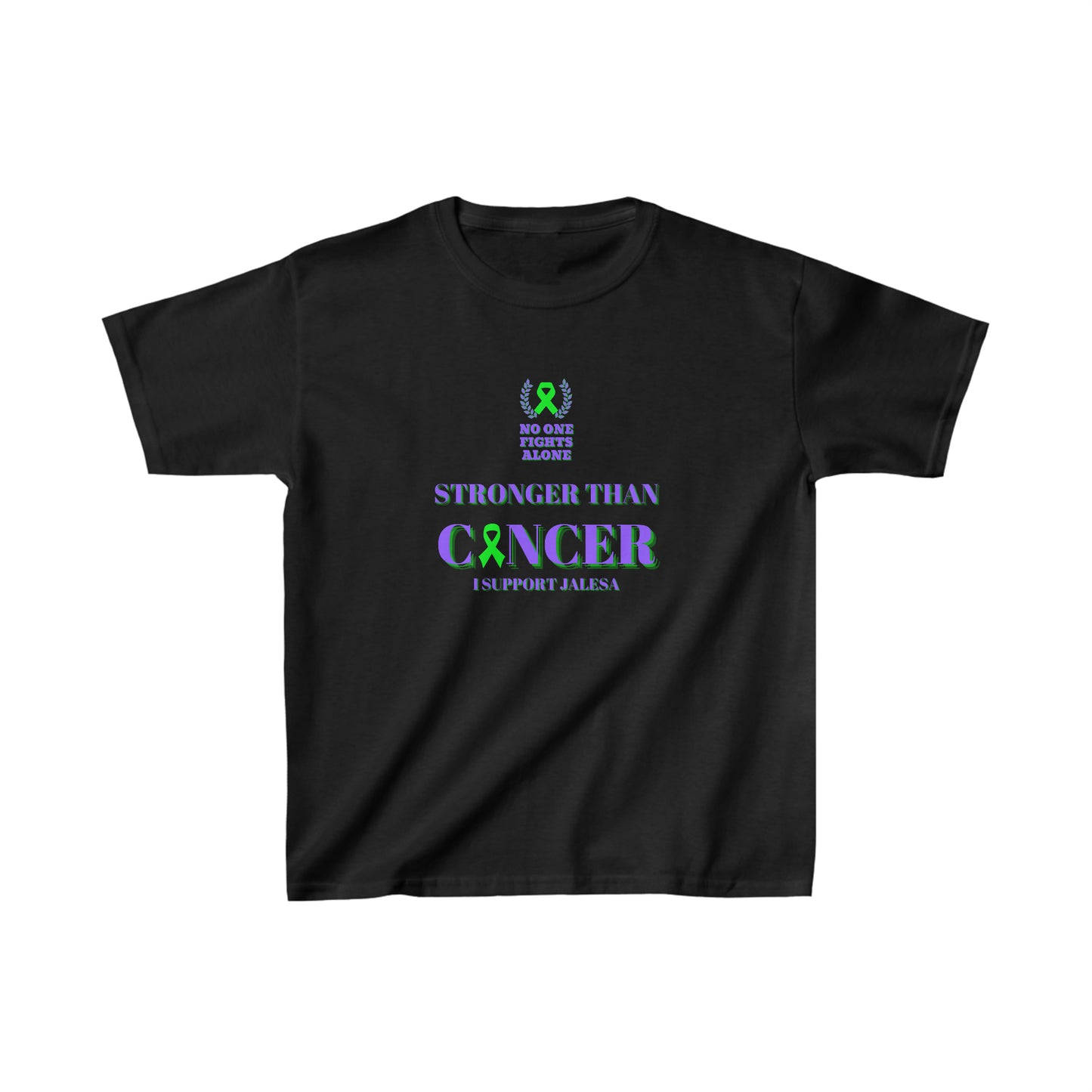 Youth T- Shirt I Support Jalesa's Fight Against Non- Hodgkins Lymphoma