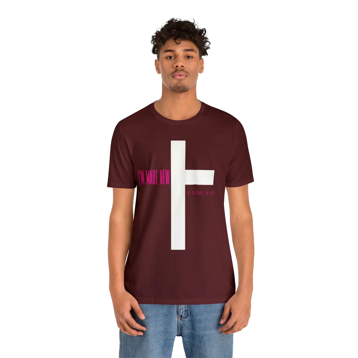 I'm Made New | CrossChristian Shirt, Jesus Shirt, Religious, Church Tee, Faith Shirt, Unisex Shirt, Inspirational Shirt, Aesthetic Christian, Shirt Christian Streetwear