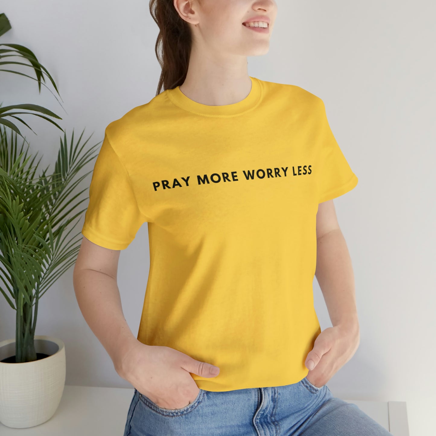 Pray More Worry Less, Christian Shirt, Jesus Shirt, Religious, Church Tee, Faith Shirt, Unisex Shirt, Inspirational Shirt, Aesthetic Christian, Shirt Christian Streetwear