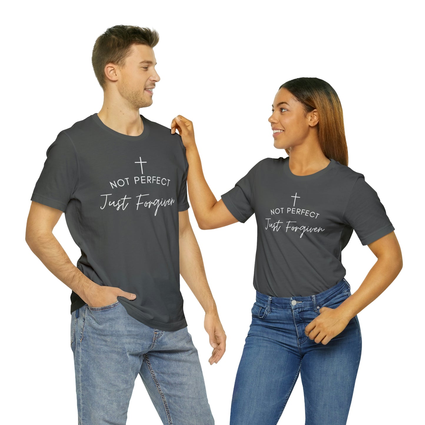 Not Perfect Just Forgiven, Christian Shirt, Jesus Shirt, Religious, Church Tee, Faith Shirt, Unisex Shirt, Inspirational Shirt, Aesthetic Christian, Shirt Christian Streetwear