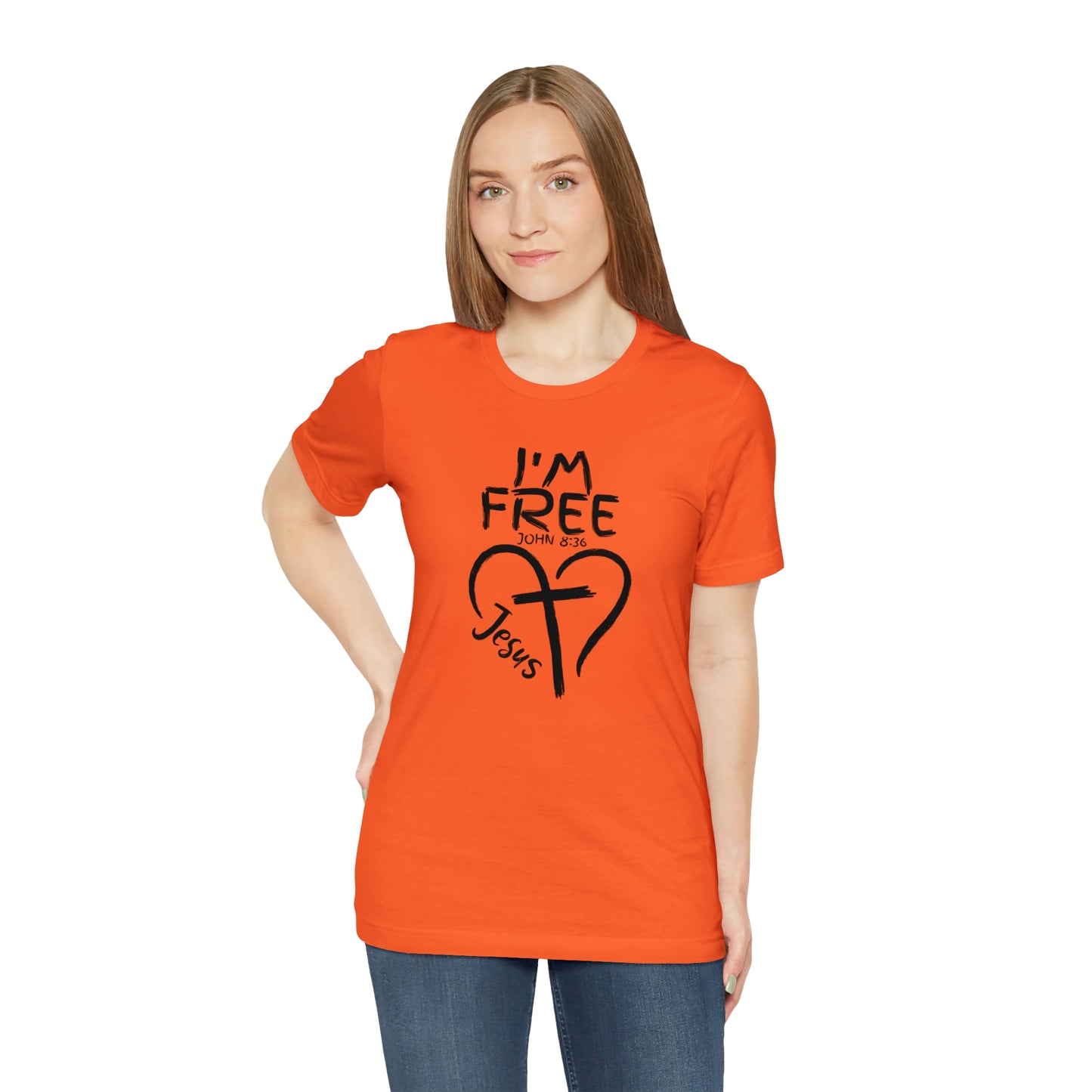 I'm Free, Christian Shirt, Jesus Shirt, Religious, Church Tee, Faith Shirt, Unisex Shirt, Inspirational Shirt, Aesthetic Christian, Shirt Christian Streetwear