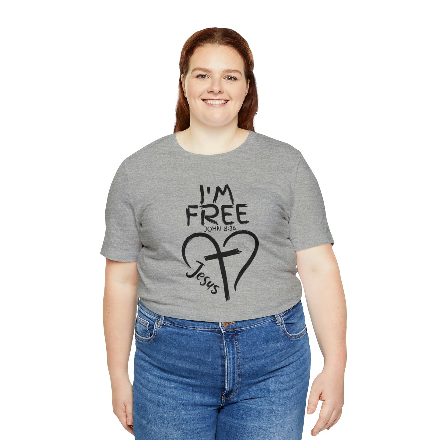 I'm Free, Christian Shirt, Jesus Shirt, Religious, Church Tee, Faith Shirt, Unisex Shirt, Inspirational Shirt, Aesthetic Christian, Shirt Christian Streetwear