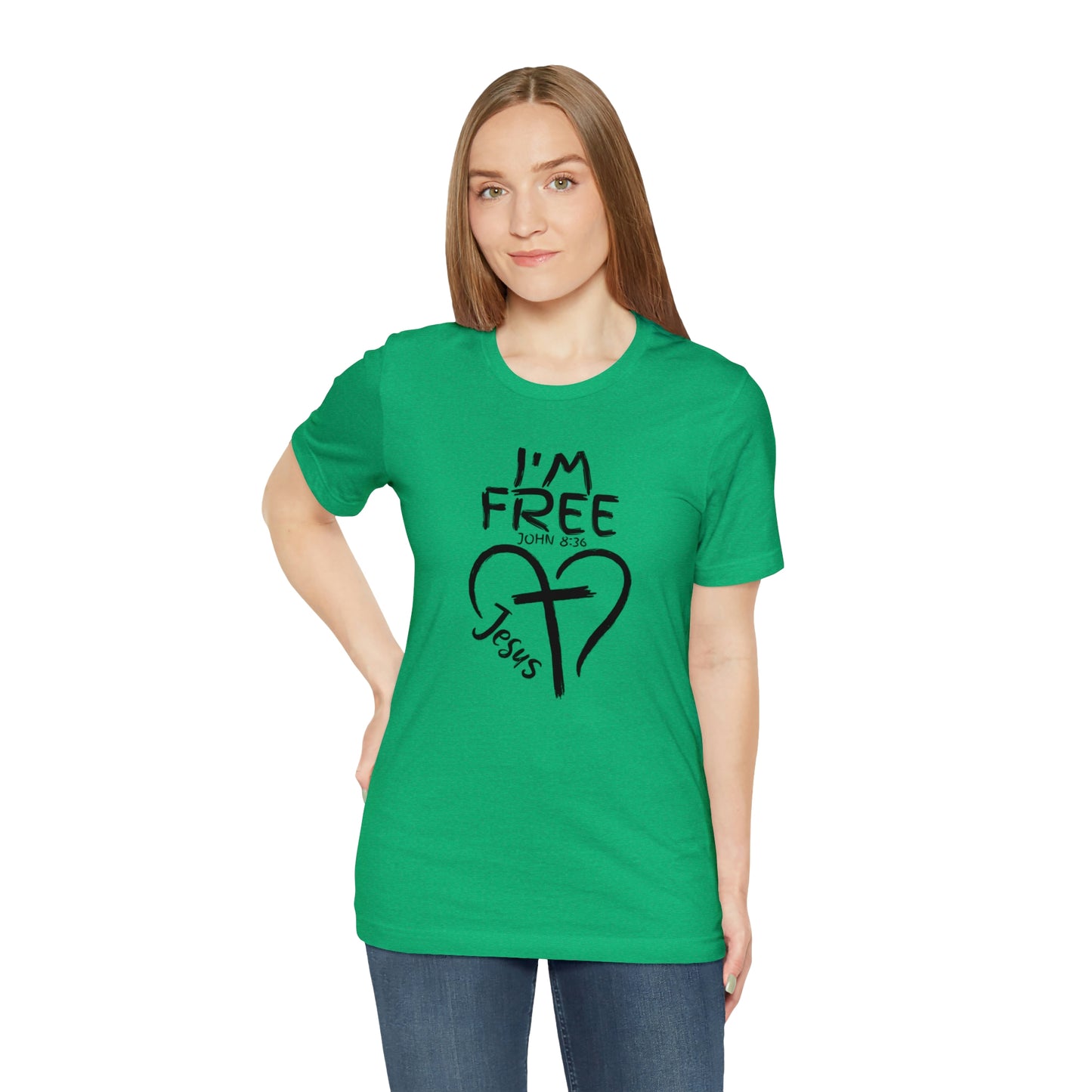 I'm Free, Christian Shirt, Jesus Shirt, Religious, Church Tee, Faith Shirt, Unisex Shirt, Inspirational Shirt, Aesthetic Christian, Shirt Christian Streetwear