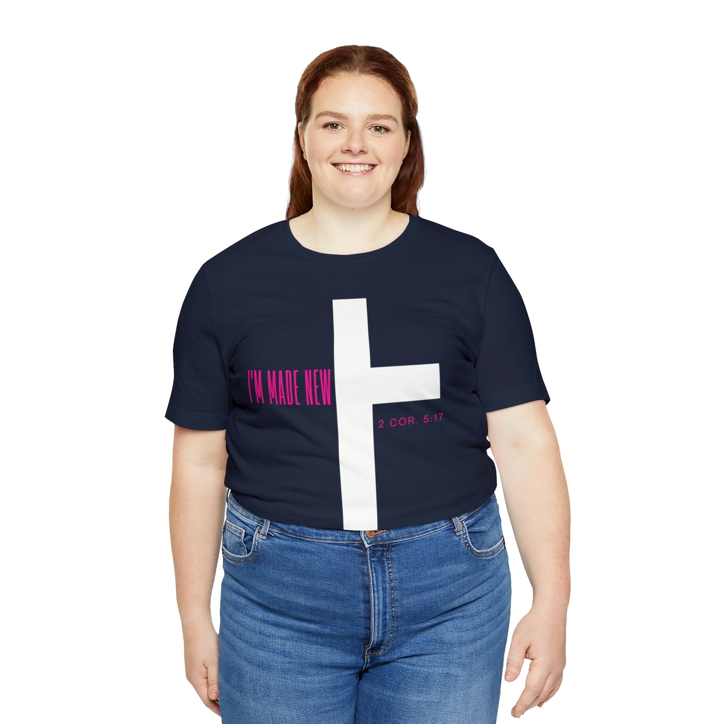 I'm Made New | CrossChristian Shirt, Jesus Shirt, Religious, Church Tee, Faith Shirt, Unisex Shirt, Inspirational Shirt, Aesthetic Christian, Shirt Christian Streetwear