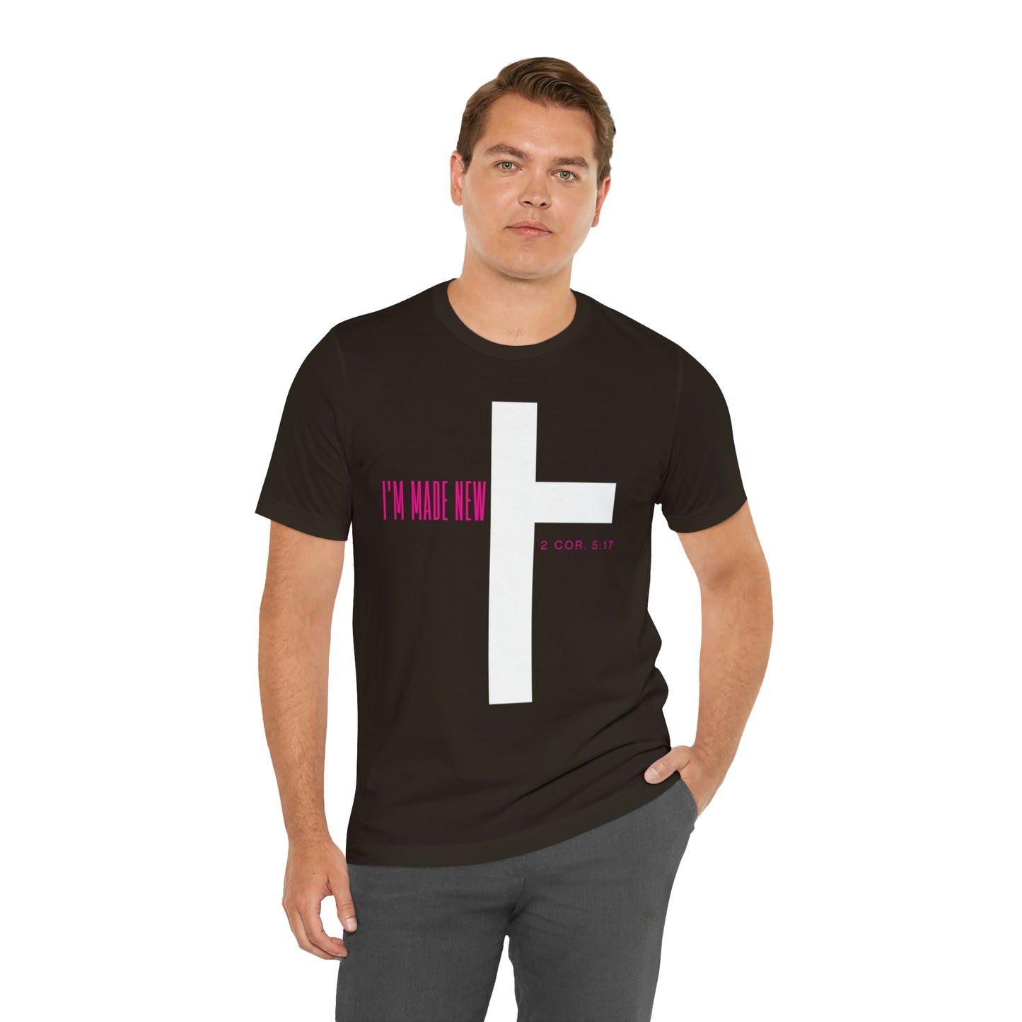 I'm Made New | CrossChristian Shirt, Jesus Shirt, Religious, Church Tee, Faith Shirt, Unisex Shirt, Inspirational Shirt, Aesthetic Christian, Shirt Christian Streetwear