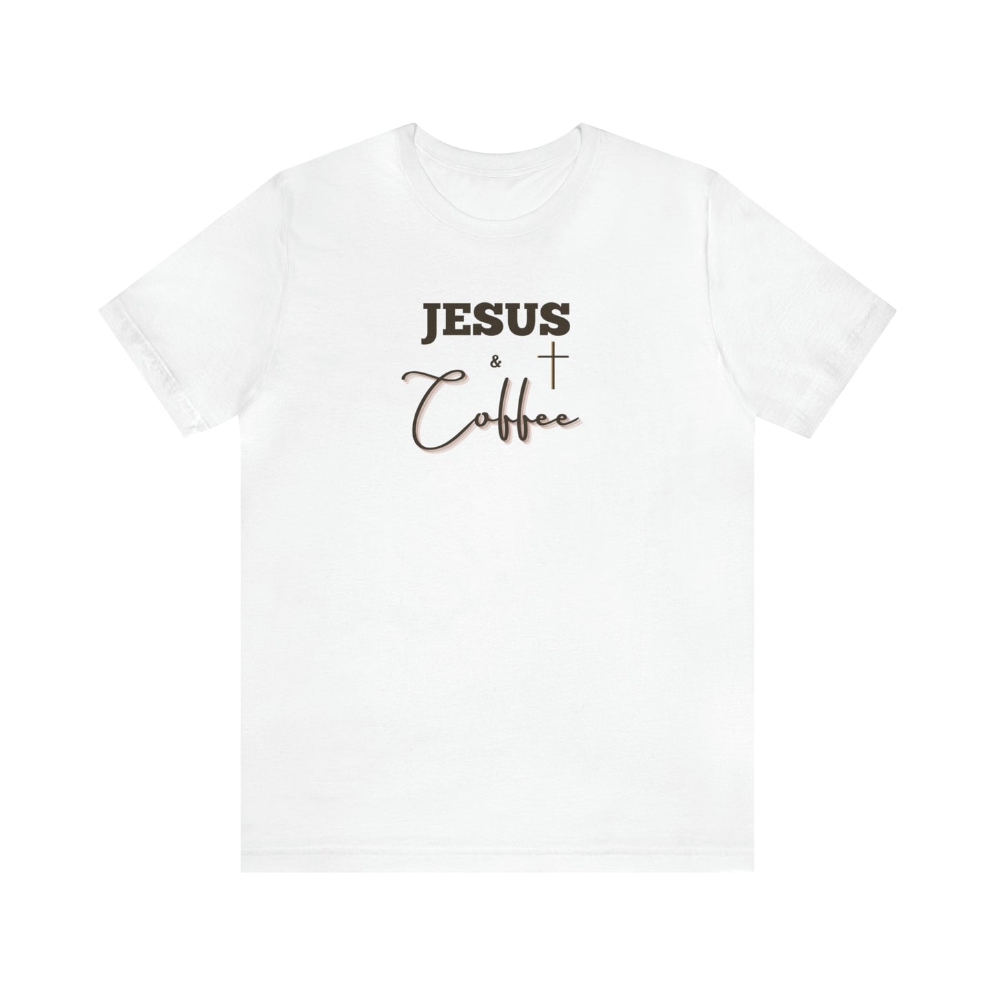 Jesus and Coffee, Christian Shirt, Jesus Shirt, Religious, Church Tee, Faith Shirt, Unisex Shirt, Inspirational Shirt, Aesthetic Christian, Shirt Christian Streetwear