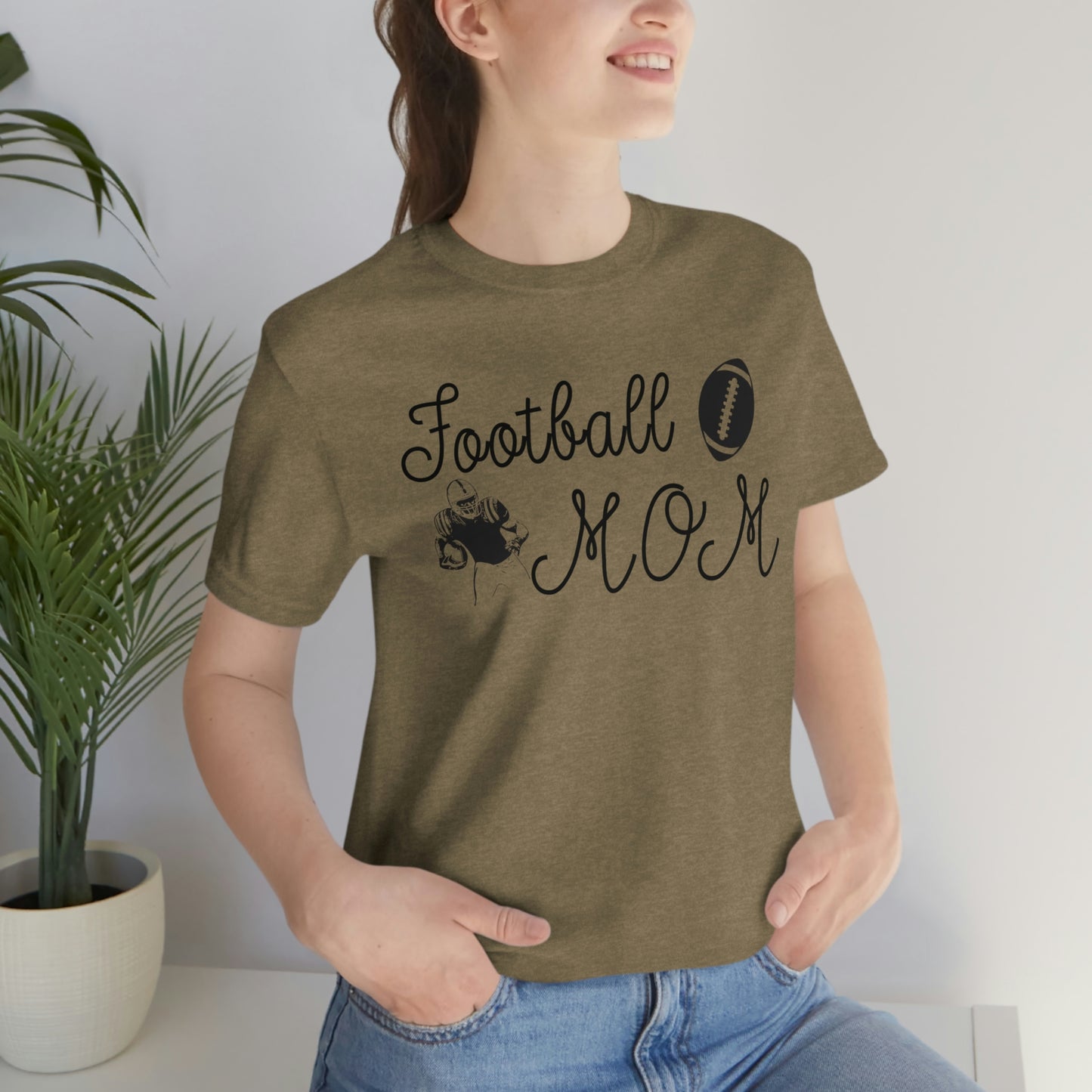 Football Mom Jersey Short Sleeve Tee