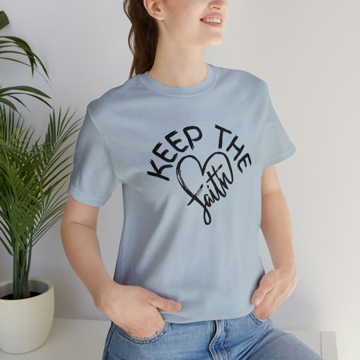 Keep the Faith, Christian Shirt, Jesus Shirt, Religious, Church Tee, Faith Shirt, Unisex Shirt, Inspirational Shirt, Aesthetic Christian, Shirt Christian Streetwear