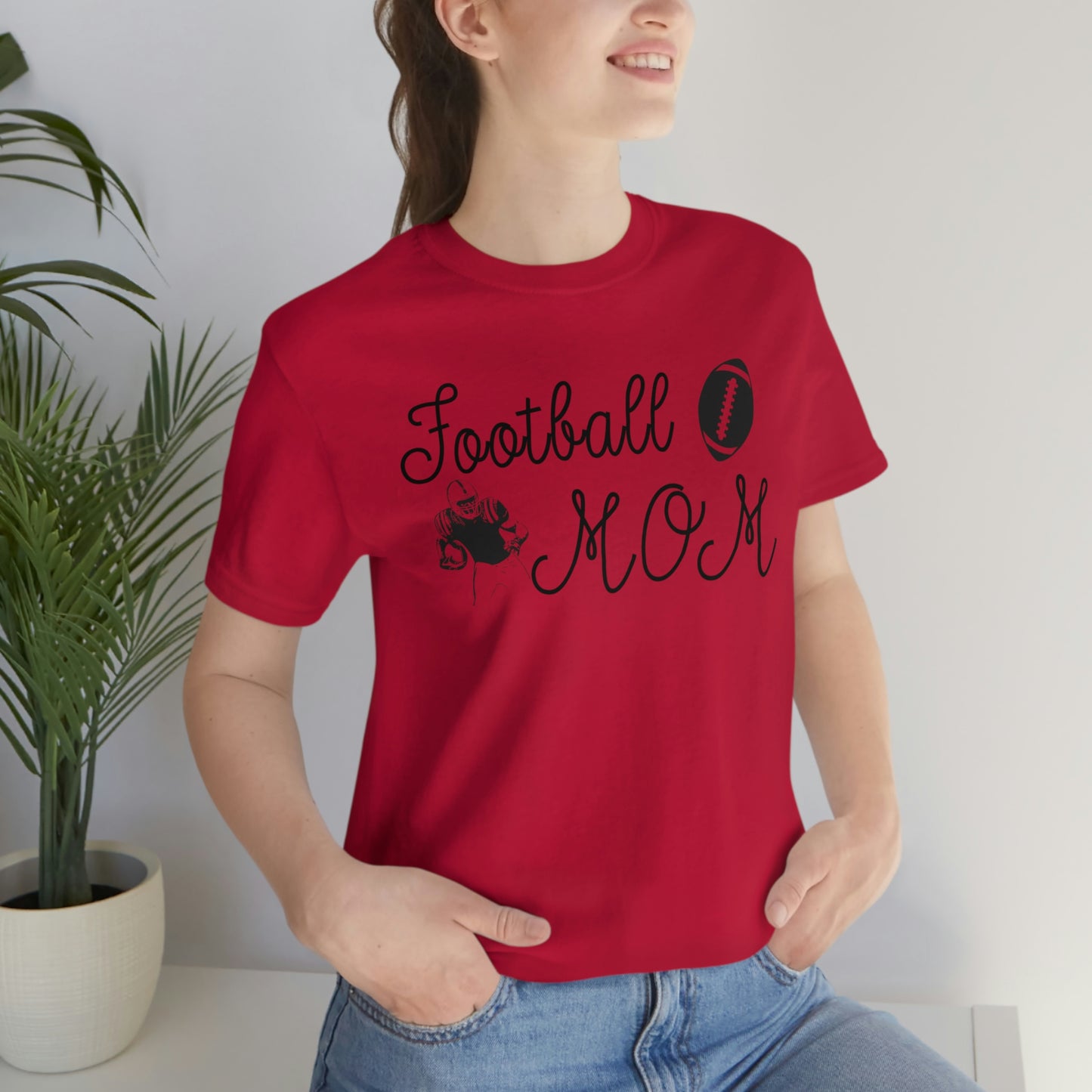 Football Mom Jersey Short Sleeve Tee