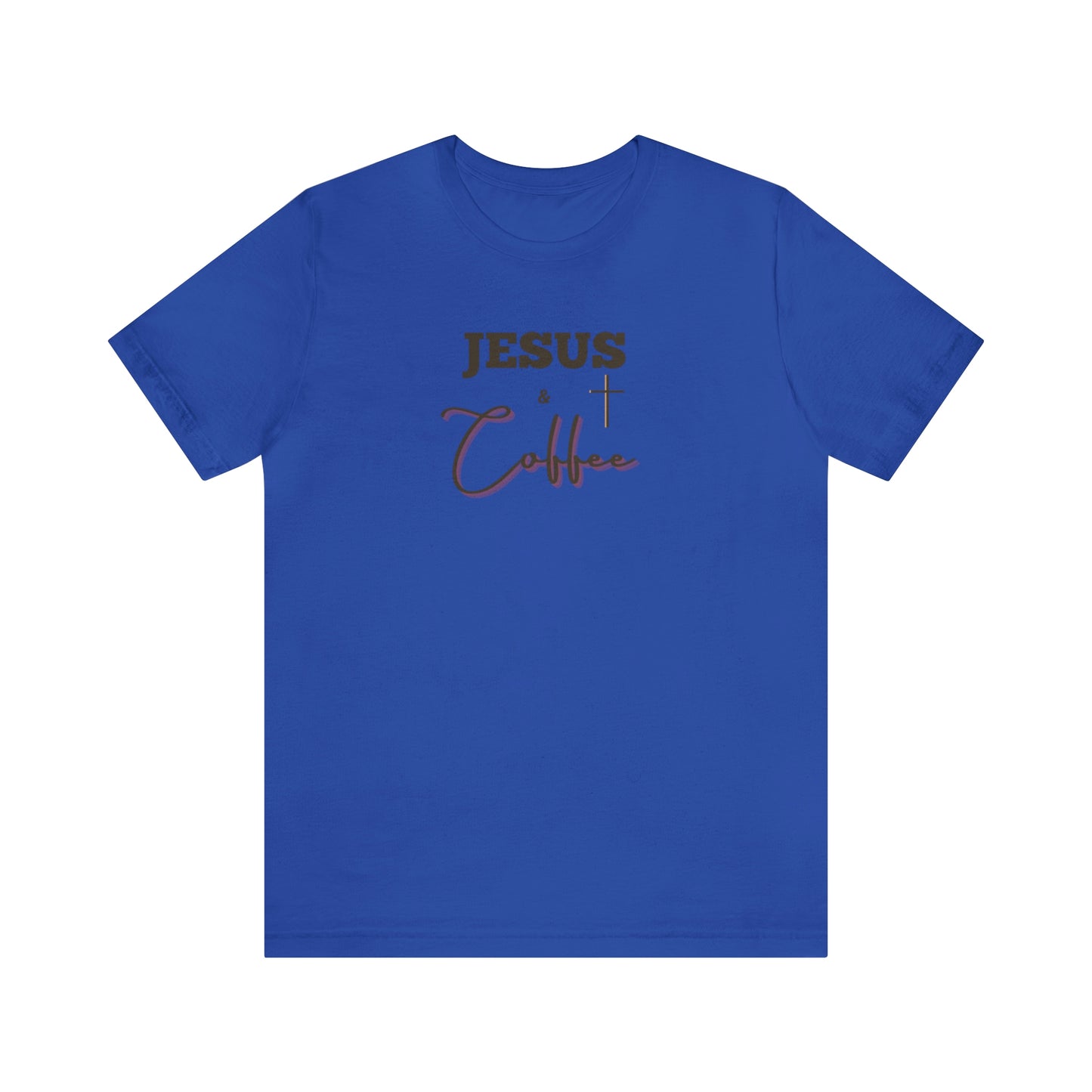 Jesus and Coffee, Christian Shirt, Jesus Shirt, Religious, Church Tee, Faith Shirt, Unisex Shirt, Inspirational Shirt, Aesthetic Christian, Shirt Christian Streetwear