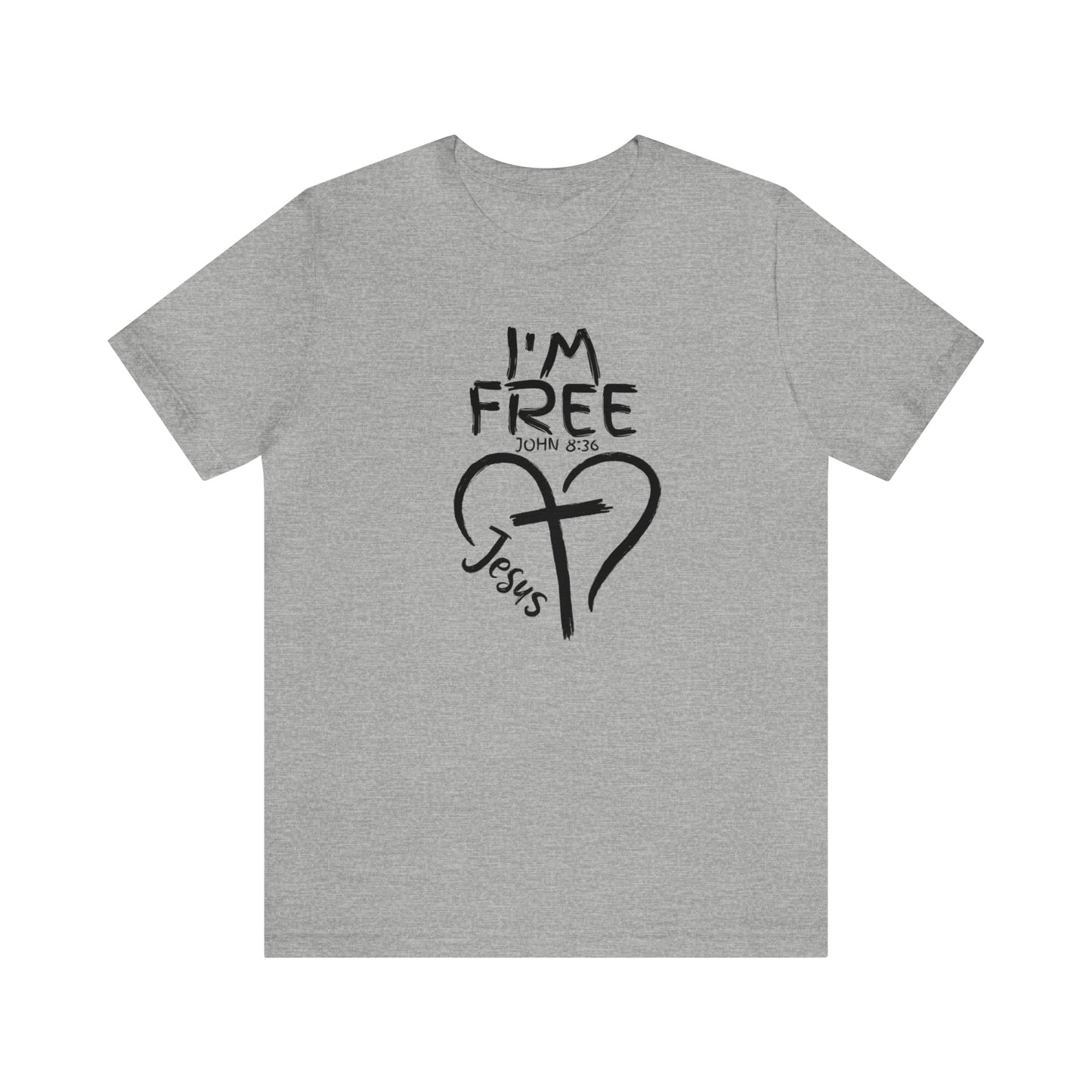 I'm Free, Christian Shirt, Jesus Shirt, Religious, Church Tee, Faith Shirt, Unisex Shirt, Inspirational Shirt, Aesthetic Christian, Shirt Christian Streetwear