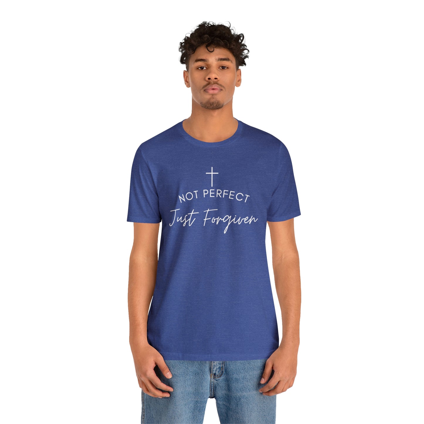 Not Perfect Just Forgiven, Christian Shirt, Jesus Shirt, Religious, Church Tee, Faith Shirt, Unisex Shirt, Inspirational Shirt, Aesthetic Christian, Shirt Christian Streetwear