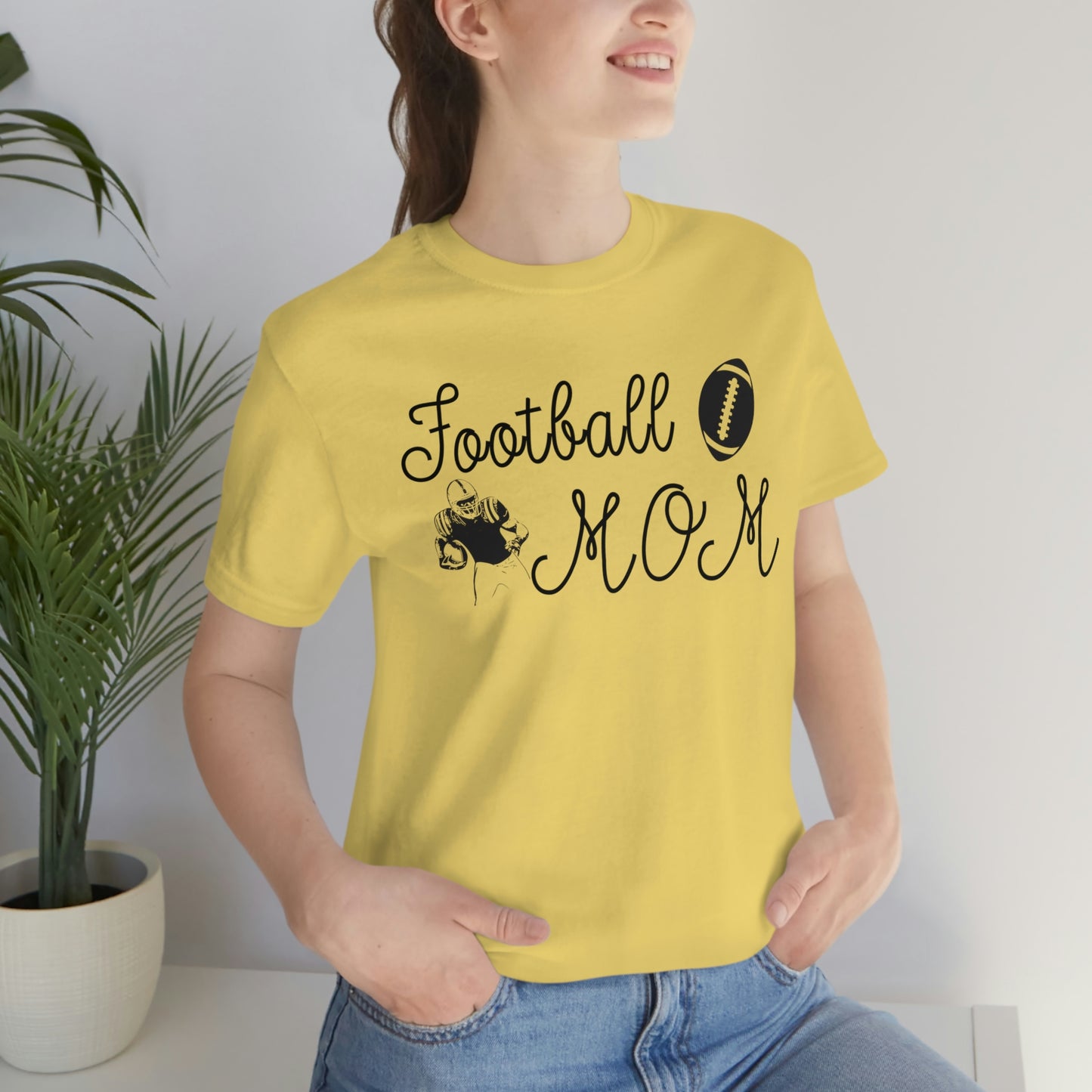 Football Mom Jersey Short Sleeve Tee