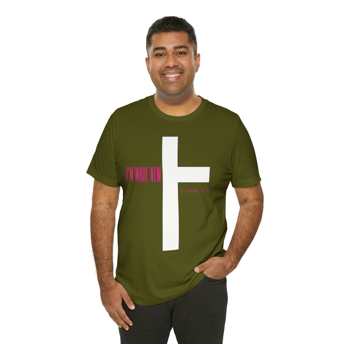 I'm Made New | CrossChristian Shirt, Jesus Shirt, Religious, Church Tee, Faith Shirt, Unisex Shirt, Inspirational Shirt, Aesthetic Christian, Shirt Christian Streetwear