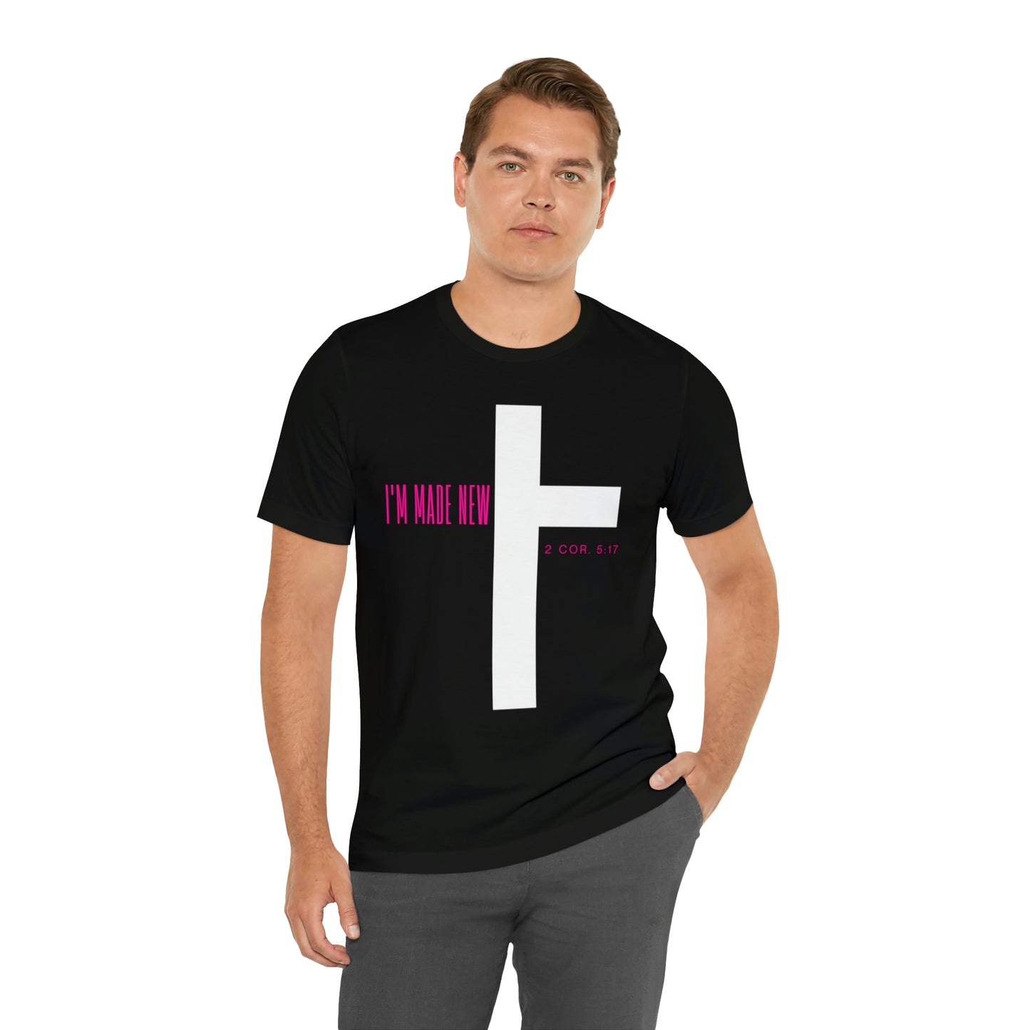 I'm Made New | CrossChristian Shirt, Jesus Shirt, Religious, Church Tee, Faith Shirt, Unisex Shirt, Inspirational Shirt, Aesthetic Christian, Shirt Christian Streetwear