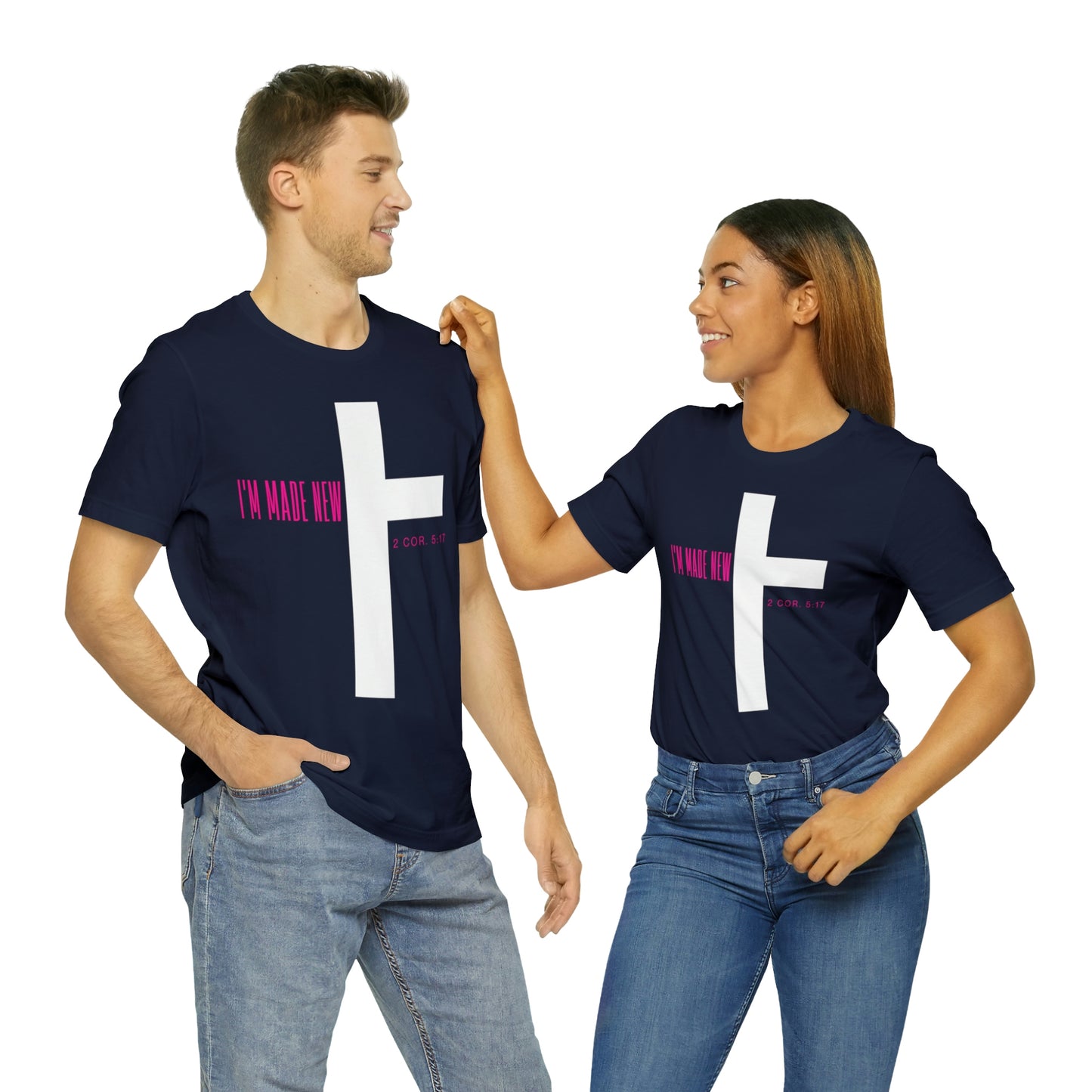 I'm Made New | CrossChristian Shirt, Jesus Shirt, Religious, Church Tee, Faith Shirt, Unisex Shirt, Inspirational Shirt, Aesthetic Christian, Shirt Christian Streetwear