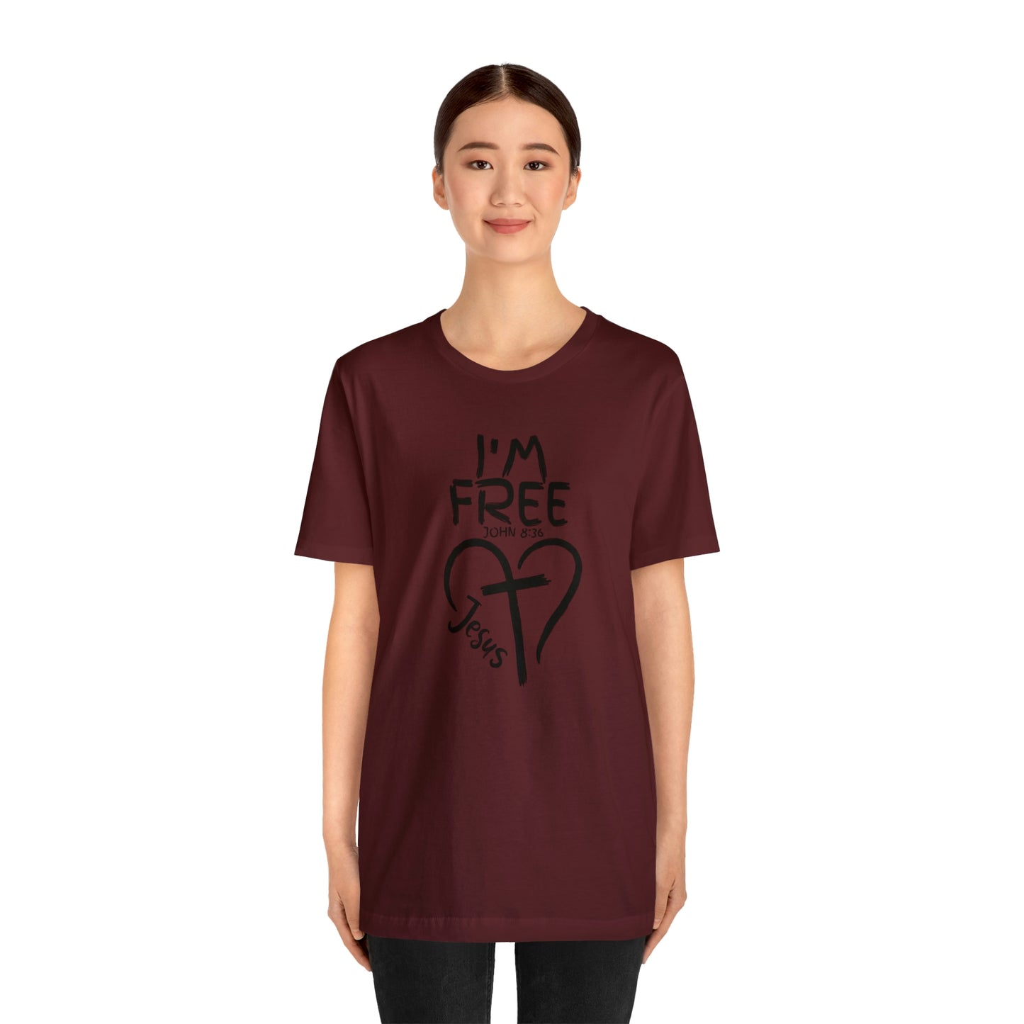 I'm Free, Christian Shirt, Jesus Shirt, Religious, Church Tee, Faith Shirt, Unisex Shirt, Inspirational Shirt, Aesthetic Christian, Shirt Christian Streetwear